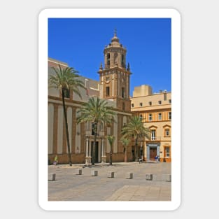 Candelaria Square, Cadiz, Spain, May 2022 Sticker